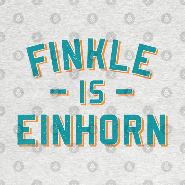 FINKLE IS EINHORN by thedeuce